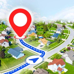 Symbol von GPS Earth Maps Satellite View